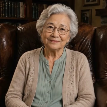 Asian elderly woman companion